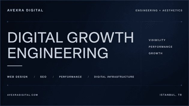 Avexra digital growth engineering card